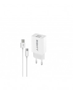 Eightt ECW-C cargador de dispositivo móvil Blanco Interior