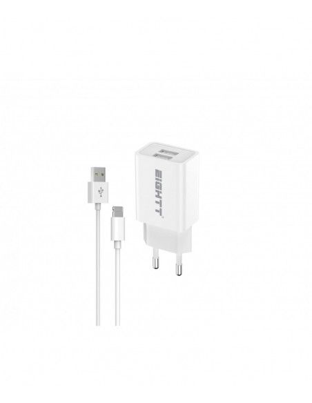 Eightt ECW-IP cargador de dispositivo móvil Blanco Interior
