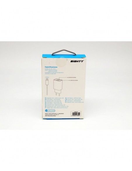 Eightt ECW-IP cargador de dispositivo móvil Blanco Interior