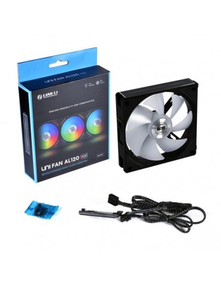 Lian Li UNI Fan AL120 Carcasa del ordenador Ventilador 12 cm Negro 1 pieza(s)