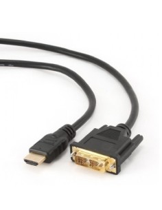 Gembird 1.8m, HDMI DVI, M M 1,8 m DVI-D Negro