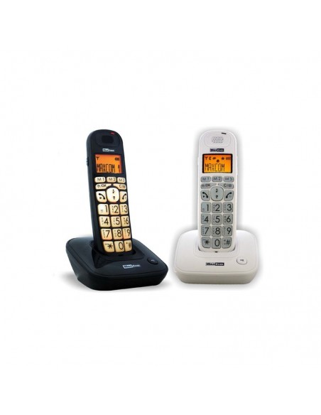 MaxCom MC6800 teléfono Teléfono DECT Identificador de llamadas Negro