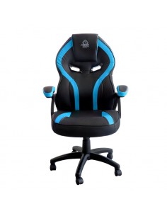 KeepOut XS200 Silla para videojuegos universal Asiento acolchado Negro, Azul
