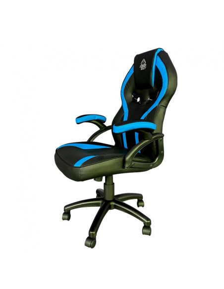 KeepOut XS200 Silla para videojuegos universal Asiento acolchado Negro, Azul
