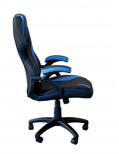 KeepOut XS200 Silla para videojuegos universal Asiento acolchado Negro, Azul