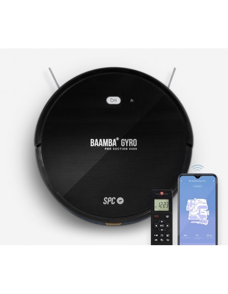 SPC Baamba Gyro Pro Suction 4400 aspiradora robotizada 0,6 L Negro