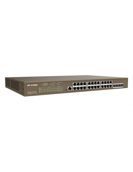 IP-COM Networks G5328P-24-410W switch Gestionado L3 Gigabit Ethernet (10 100 1000) Energía sobre Ethernet (PoE) 1U Negro