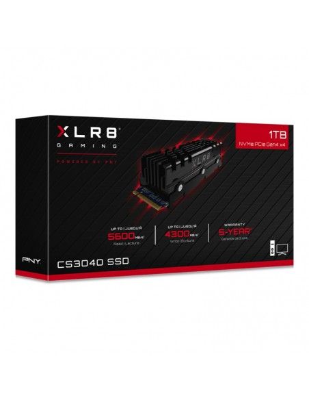 PNY XLR8 CS3040 M.2 1000 GB PCI Express 4.0 3D NAND NVMe