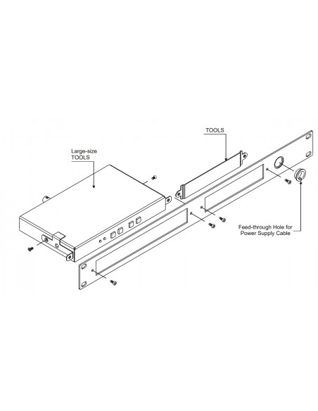 Kramer Electronics RK-T2SB-B Estructura de rack