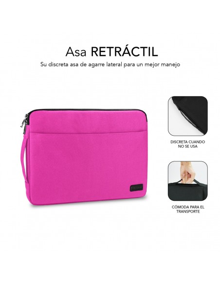 SUBBLIM Funda Ordenador Urban Laptop Sleeve 13,3-14" Pink