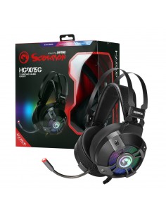 Marvo HG9015G auricular y casco Auriculares Alámbrico Diadema Juego Negro
