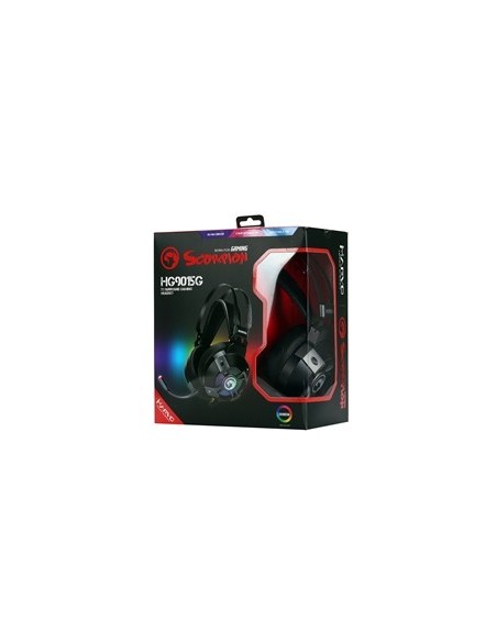 Marvo HG9015G auricular y casco Auriculares Alámbrico Diadema Juego Negro