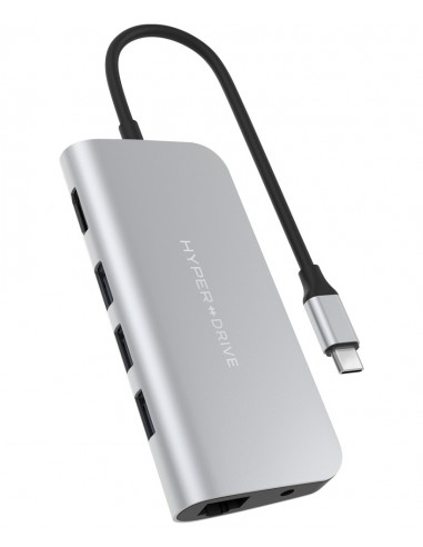 HYPER HD30F USB 2.0 Type-C 5000 Mbit s Plata