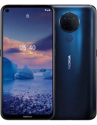 Nokia 5.4 16,2 cm (6.39") SIM doble Android 10.0 4G USB Tipo C 4 GB 128 GB 4000 mAh Azul