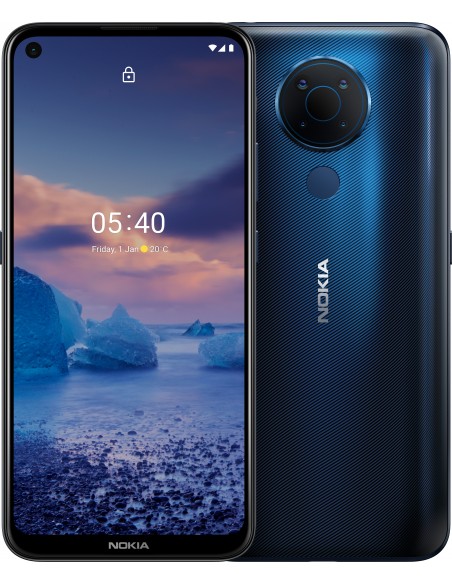 Nokia 5.4 16,2 cm (6.39") SIM doble Android 10.0 4G USB Tipo C 4 GB 128 GB 4000 mAh Azul