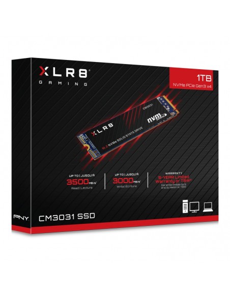 PNY XLR8 CM3031 M.2 1000 GB PCI Express 3.0 3D NAND NVMe