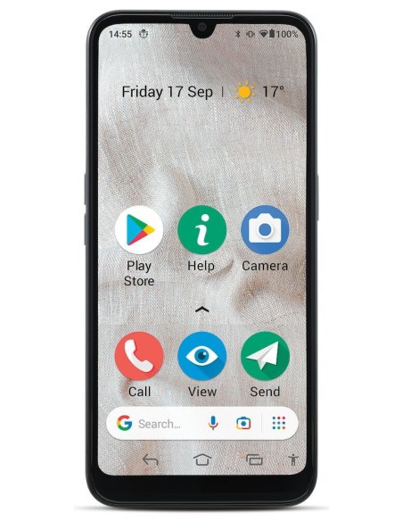 Doro 8100 15,5 cm (6.1") SIM doble Android 11 Go Edition 4G USB Tipo C 2 GB 32 GB 3000 mAh Gris