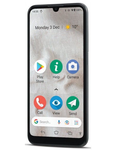 Doro 8100 15,5 cm (6.1") SIM doble Android 11 Go Edition 4G USB Tipo C 2 GB 32 GB 3000 mAh Gris