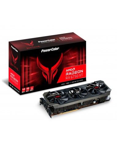 PowerColor Red Devil AXRX 6750XT 12GBD6-3DHE OC tarjeta gráfica AMD Radeon RX 6750 XT 12 GB GDDR6