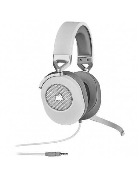 Corsair HS65 SURROUND Auriculares Alámbrico De mano Juego Blanco