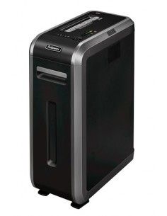 Fellowes 125i triturador de papel Corte en tiras 23 cm Negro