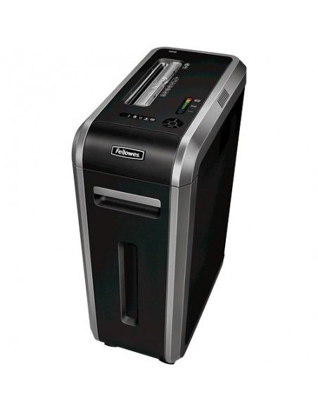 Fellowes 125i triturador de papel Corte en tiras 23 cm Negro