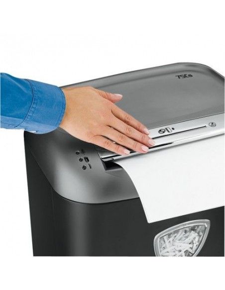 Fellowes 75Cs triturador de papel Corte cruzado 23 cm Negro