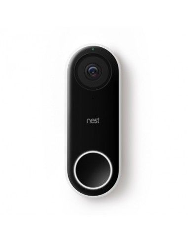 Nest Hello sistema de intercomunicación de video 3 MP Negro, Blanco