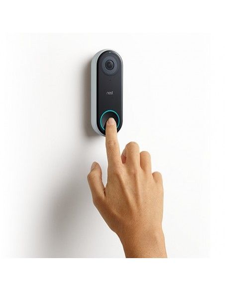 Nest Hello sistema de intercomunicación de video 3 MP Negro, Blanco