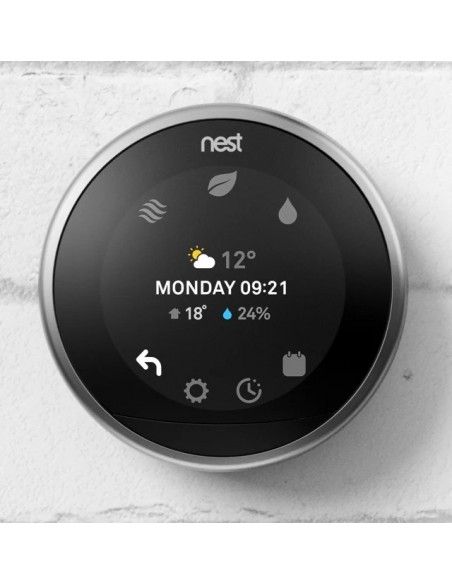 Nest Learning Thermostat termoestato WLAN Acero inoxidable