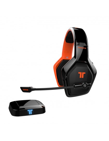 Tritton Katana 7.1 HD Auriculares Inalámbrico y alámbrico Diadema Juego Negro, Naranja