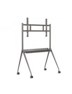 HIKVISION SOPORTE CON RUEDAS PARA PANTALLA INTERACTIVA DE 55"/65"/75" MAX 85 KG. / GRIS PLATA 321200047 (DS-D5ABKY2-S) - Imagen 