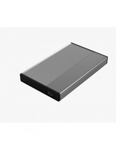 3GO HDD25GY21 caja para disco duro externo Caja de disco duro (HDD) Gris 2.5"