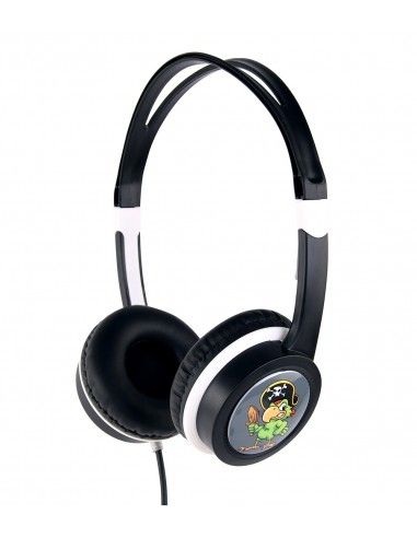 Gembird MHP-JR-BK auricular y casco Auriculares Alámbrico Diadema Música Negro
