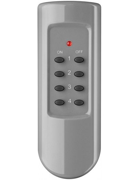 Goobay Funksteckdosen-Set enchufe inteligente Gris, Blanco