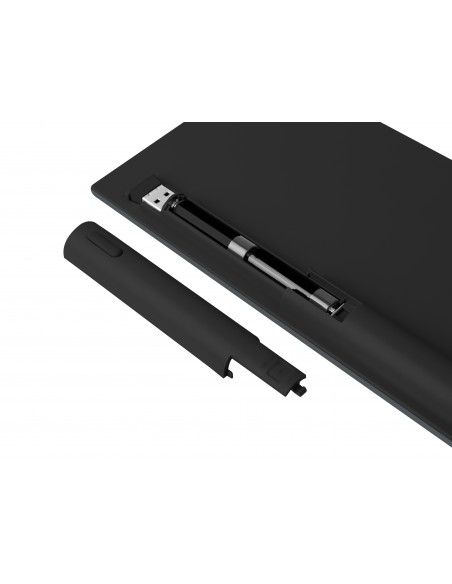 NATEC NKL-1830 teclado RF Wireless + Bluetooth QWERTY Español Negro, Gris