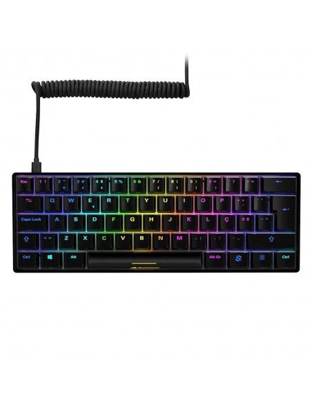 Sharkoon SGK50 S4 teclado USB QWERTY Español Negro