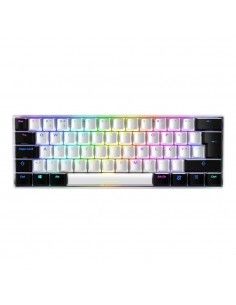 Sharkoon SGK50 S4 teclado RF inalámbrica + USB QWERTY Portugués Blanco