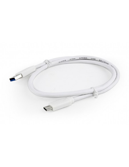 Gembird CCP-USB3-AMCM-1M-W cable USB USB 3.2 Gen 1 (3.1 Gen 1) USB A USB C Blanco