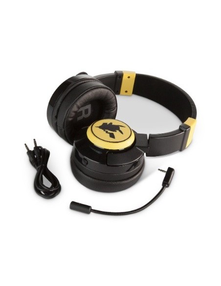 PowerA Pikachu Silhouette Auriculares Alámbrico Diadema Juego Negro, Amarillo