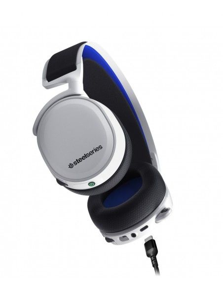 Steelseries Arctis 7P+ Auriculares Inalámbrico Diadema Juego USB Tipo C Negro, Blanco