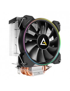 Antec A400 RGB Procesador Enfriador 12 cm Negro, Cobre, Metálico
