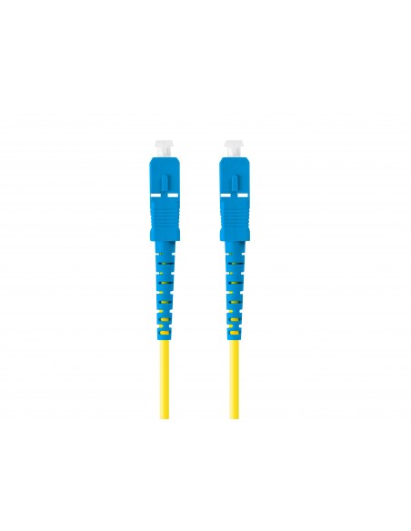 Lanberg FO-SUSU-SS11-0100-YE cable de fibra optica 10 m SC UPC G.657.A1 Amarillo