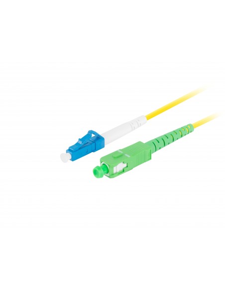 Lanberg FO-LUSA-SS11-0030-YE cable de fibra optica 3 m LC UPC SC APC G.657.A1 Amarillo