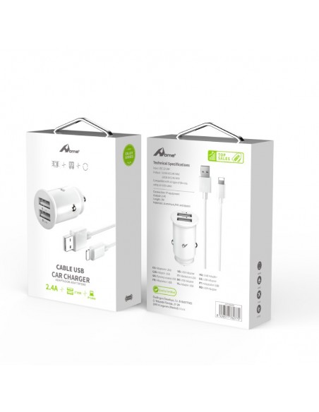 Home YCC-01IP cargador de dispositivo móvil Blanco Auto