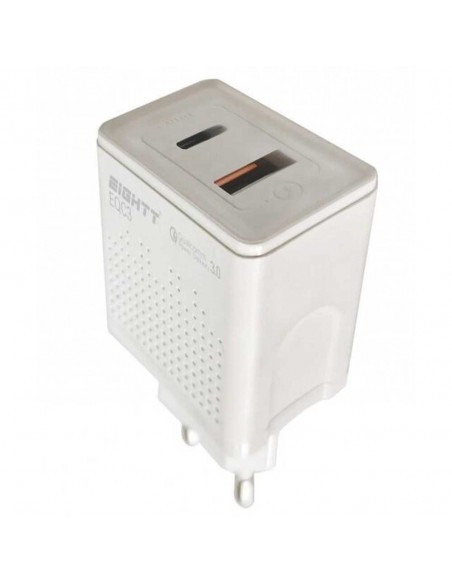 Eightt EQC3 cargador de dispositivo móvil Blanco Interior