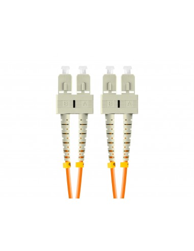 Lanberg FO-SUSU-MD21-0020-OG cable de fibra optica 2 m SC UPC OM2 Naranja