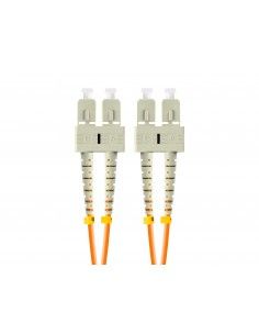Lanberg FO-SUSU-MD21-0050-OG cable de fibra optica 5 m SC UPC OM2 Naranja