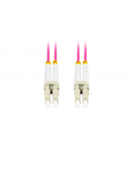 Lanberg FO-LULU-MD41-0100-VT cable de fibra optica 10 m LC UPC OM4