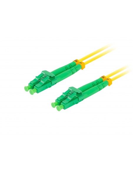 Lanberg FO-LALA-SD11-0020-YE cable de fibra optica 2 m LC APC G.657.A1 Amarillo